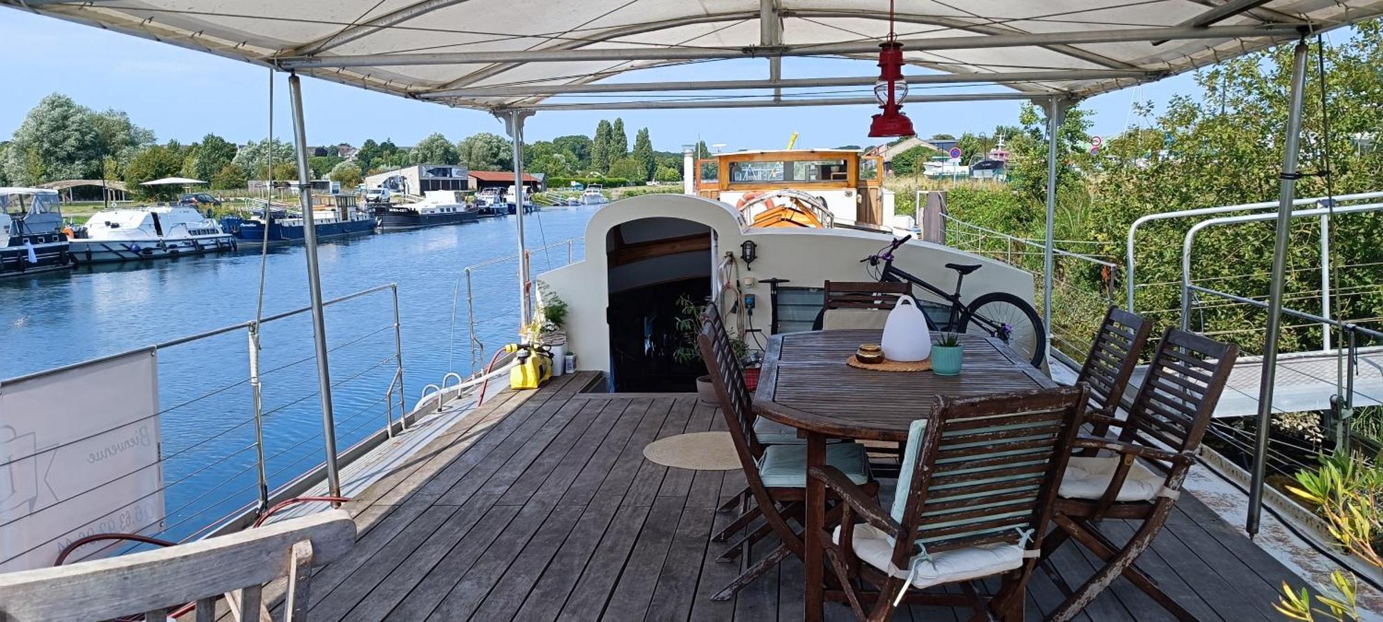 Odyssee Gite Sur Peniche Saint-Valéry-sur-Somme Exteriér fotografie